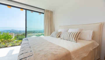 Resa estates Ibiza for sale modern villa martinet views bedroom.jpg